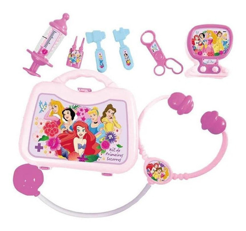 Brinquedo Kit Médico Na Maleta Princesas Da Disney 41535