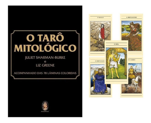 Tarô Mitológico 78 Cartas Coloridas + Manual Com 254 Páginas