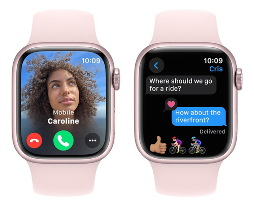 Apple Watch Series 9 Rosa 41mm Gps+lte Excelente Rosa Sport Rosa Rosa (Reacondicionado)