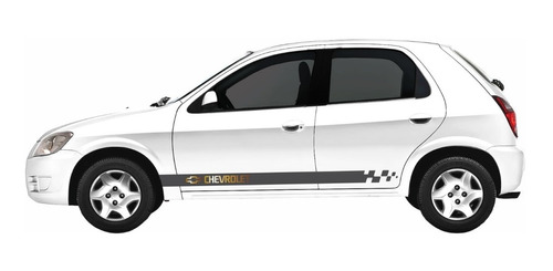 Adesivo Chevrolet Celta Faixa Lateral Personalizado Ctm204
