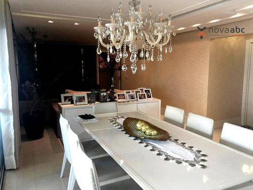 Apartamento Alto Padrão Em Condomínio Resort, Com 3 Suítes À Venda, 177 M² Por R$ 1.950.000 - Campestre - Santo André/sp - Ap1551