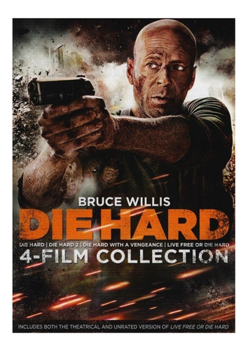 Duro De Matar Die Hard 1 2 3 4 Boxset Peliculas Dvd