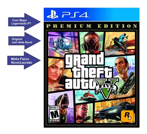 GTA V PREMIUM  PS5 (versão do jogo: PS4)