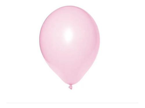 Kit 100 Balão Bexiga N° 7  Candy Color Rosa 