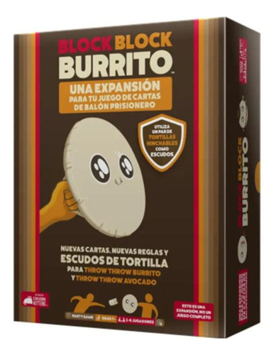 Juego De Mesa Expansion Block Block Burrito Exploding Kitten