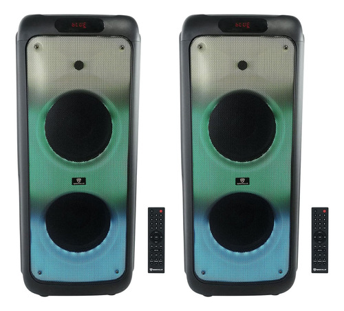 Rockville Bass Party 10 Par De Altavoces Led Bluetooth 