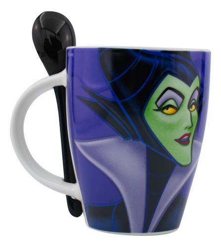 Set 2 Tazas Porcelana Con Cuchara Villanas