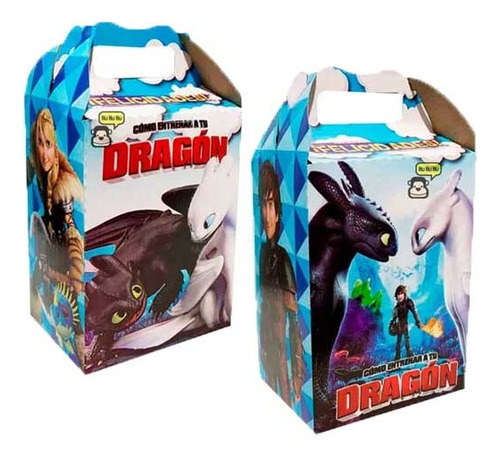 Chimuelo 50 Cajas Dulceras Hipo Fiesta Entrenar A Tu Dragón