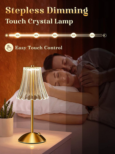Lámpara De Escritorio Con Sensor Led Táctil, Luz Nocturna De