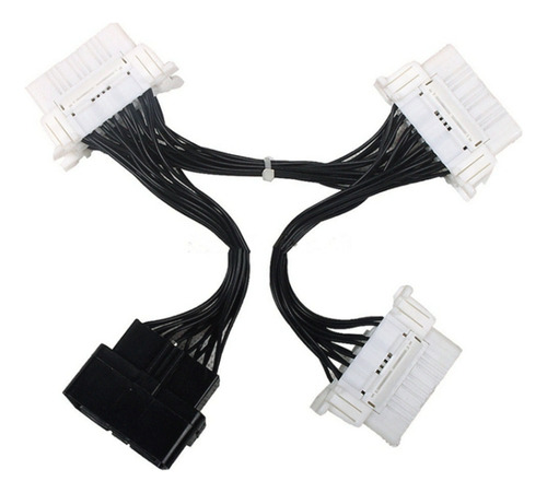 Cabo Elm327 Obd2 De 16 Pinos Macho Para 3 Fêmeas