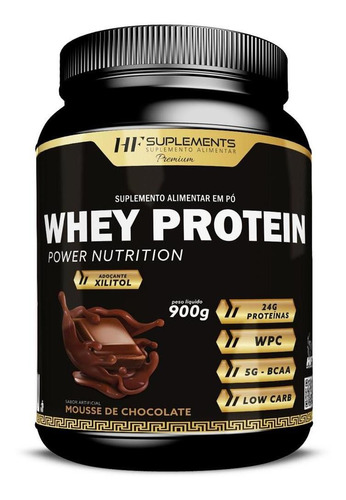 Whey Protein Power Nutrition Mousse De Chocolate 900g