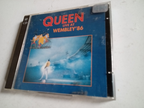 Cd Queen Live At Wembley' 86 - Ótimo Estado 