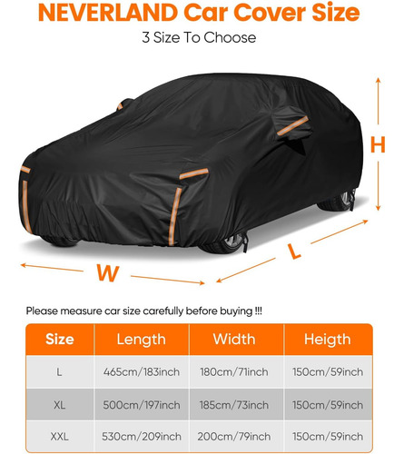 Cubierta De Automóvil De Neverland Impermeable Todo El Clima