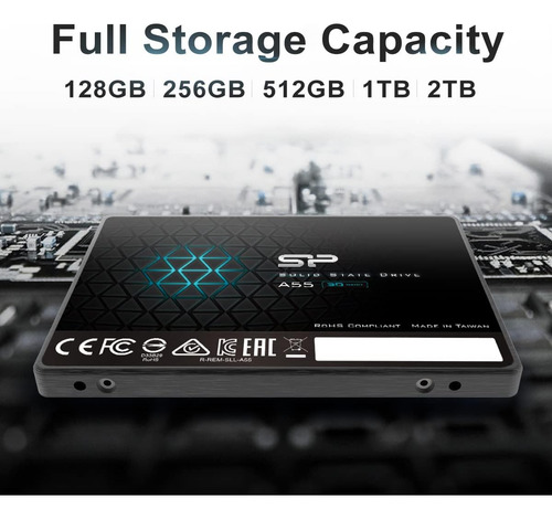 Sp 512gb Ssd 3d Nand A55 Slc Cache Performance Boost Sata...