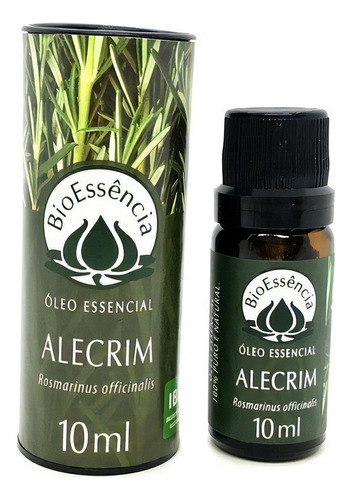 Óleo Essencial De Alecrim 10 Ml - Bioessencia - Aromaterapia