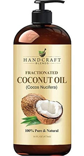 Aceite De Coco Fraccionado - 100% Puro Y Natural Grado Terap