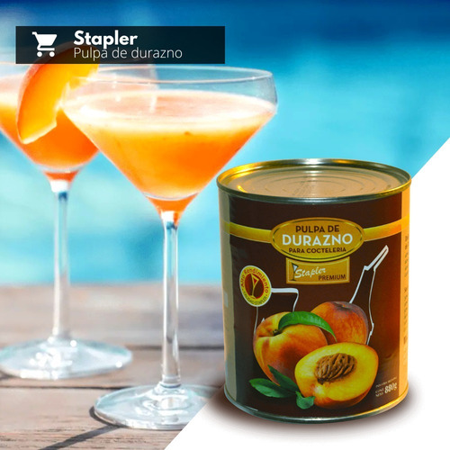Imagen 2 de 10 de Combo Cocteleria Stapler Frutilla Maracauya Anana Durazno 4u