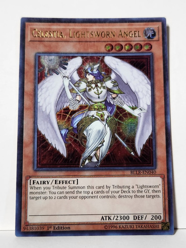 Celestia Lightsworn Angel Ultra Rare Bllr Yugioh!