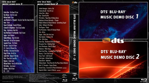 Dts Blu-ray Music Demo Coleccion Completa. 15 Discos!