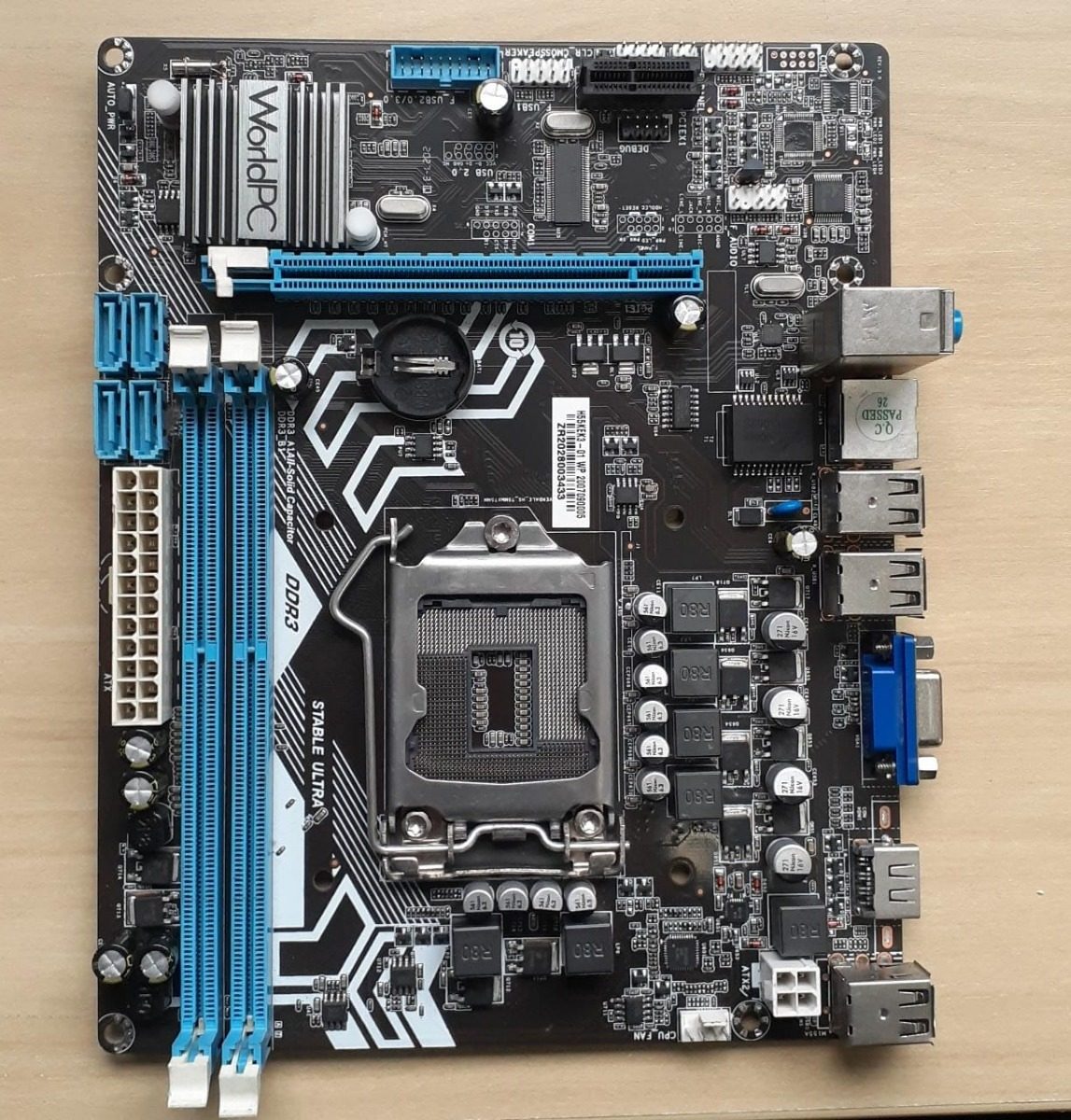 Placa Mãe Worldpc H55kek3-01 ( Retirar Peças ) Leia Desc | MercadoLivre