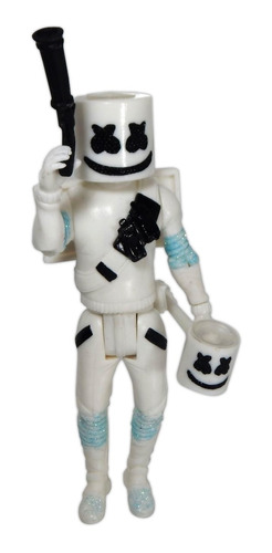 Figura Dj Marshmello 25.5cm Mascara Martillo Con Luz Led