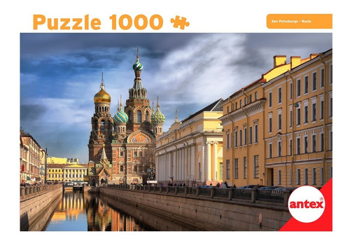 Rompecabezas Puzzle 1000 Piezas Antex San Petesburgo 3074