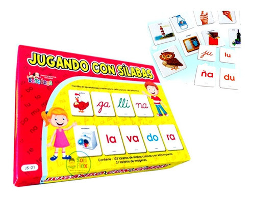 Juego Didáctico Jugando Con Sílabas Js-01