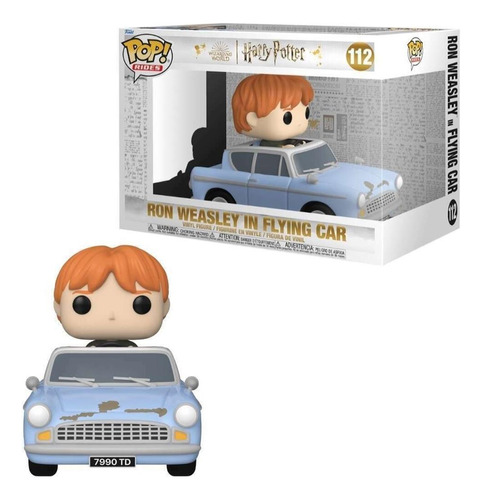 Funko Pop Harry Potter 20th Rides Ron Weasley In Flying Car