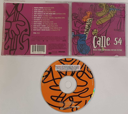 Cd Soundtrack Calle 54