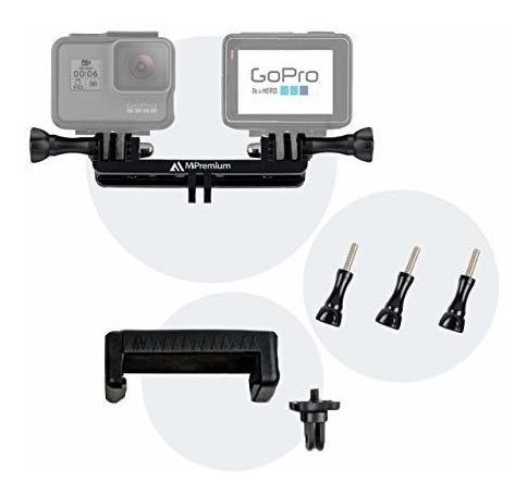 Adaptador Montaje Doble Para Gopro Hero 5 Session Black