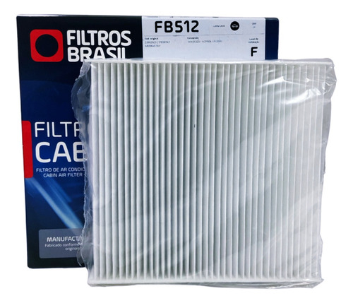 Filtro Ar Condicionado Fiat Fiorino Evo 1.4 Flex 2014 À 2020