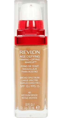 Base Maquillaje Revlon Age Defying Medium Beige 40 Spf 20