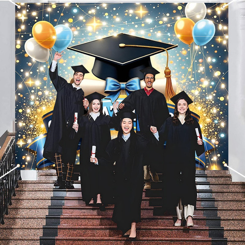 Banner De Decoración De Graduación Banner De Fondo De Gradua