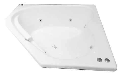 Hidromasaje Jacuzzi Esquinero 129 X 129 Cm 6 Jets 2cv Blanco