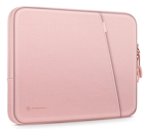 Funda De Notebook Acolchada 13  Con Bolsillo Exterior Rosa