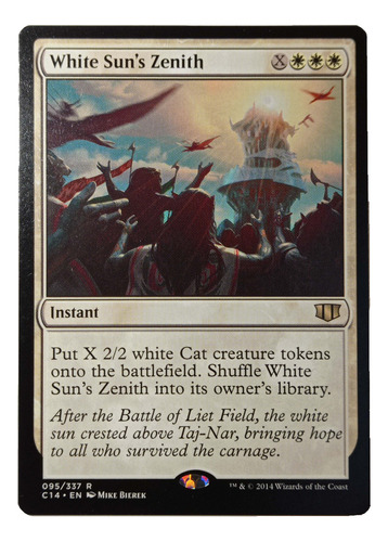 Carta Magic White Sun's Zenith [c14] Mtg Instant