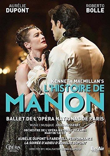 Dvd De La Historia De Manon De Kenneth Macmillan