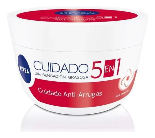 Crema Facial Nivea Antiarrugas Cuidado 5 En 1 - 100ml
