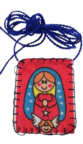 Escapulario Virgencita Angelito Santito Milagrosa 100x$1,100