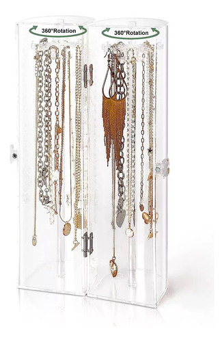 Estante Expositor De Collares A Prueba De Polvo