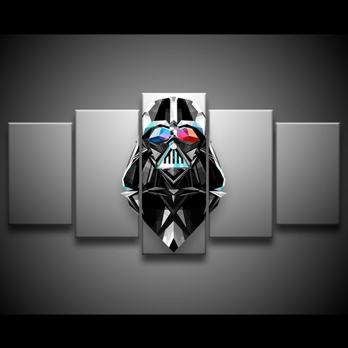Quadro Decorativo 129x63 Sala Quarto Darth Vader Star Wars