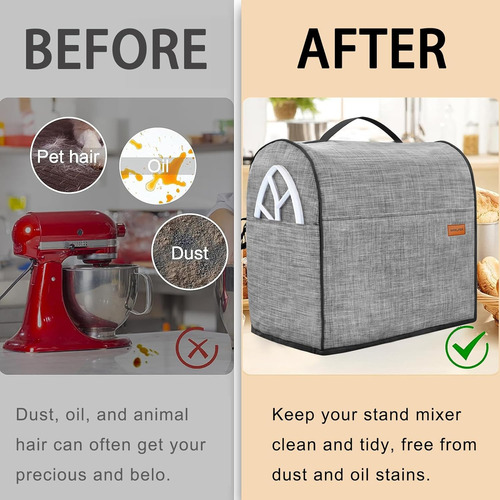 Funda Para Batidora De Pie Compatible Con Mezcladora Kitchen