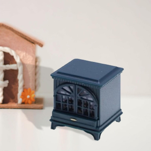4 Chimenea De Casa De Muñecas 1:12 Con Modelo De Chimenea