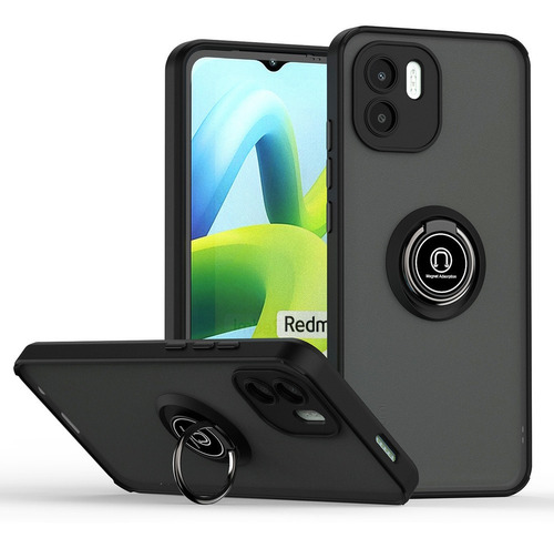 Funda Para Xiaomi Redmi A2/a1 Piel Sentir Silicona Anillo