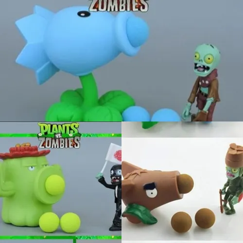 Plantas Vs Zombies Piso D Juego 38 Cm X 76 Largo + 1 Zombie