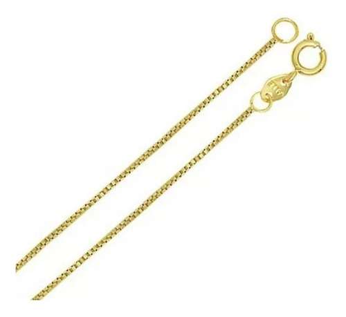 Corrente Cordão Colar Veneziana 1,5g 50cm Ouro 18k 750