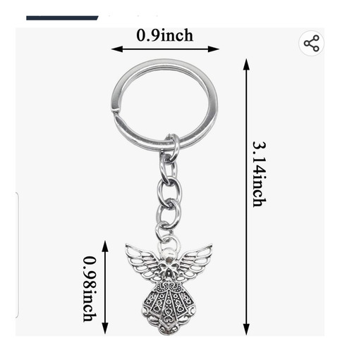 Llaveros De Ángel Para Recuerdos