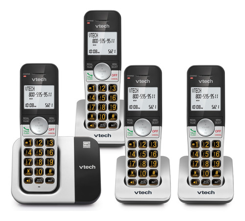 Teléfono Inalámbrico Vtech Vg231-4 De 4 Auriculares Con Pant