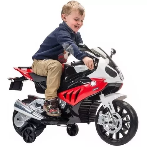 Moto Electrica Bmw Niños 12v Biemme 3a8 Año Con O S/rueditas