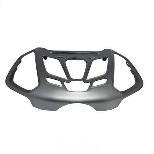 Moldura Painel Central Radio Ecosport 2012/2017 Versão S/ Se Cor Prateado